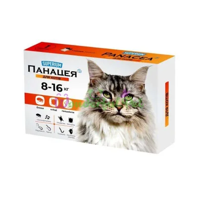 Таблетка Collar Superium Panacea Cat 8-16 кг 1 шт