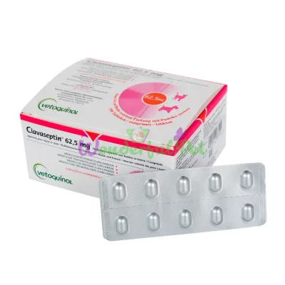 Vetoquinol Clavaseptin 62.5 mg #10