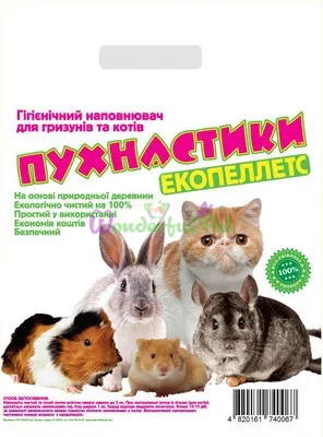 Деревний наповнювач Пушистики 3 кг
