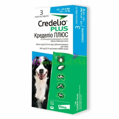 Elanco CREDELIO PLUS 22-45 kg Tablets №3