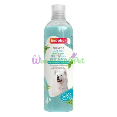 Шампунь Beaphar Shampoo White Coat Dog Green Tea Aloe Vera 250 мл