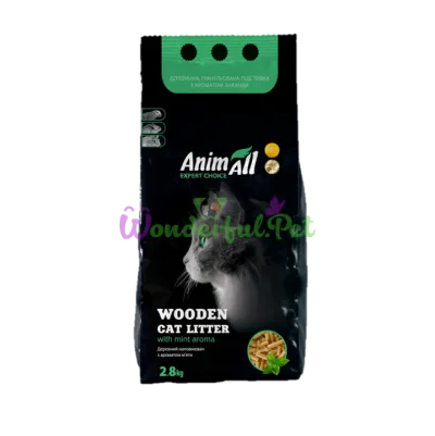 Древесный наполнитель AnimAll Mint 2.8 кг