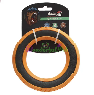 Іграшка AnimAll GrizZzly Super ring Orange Black S 15 см