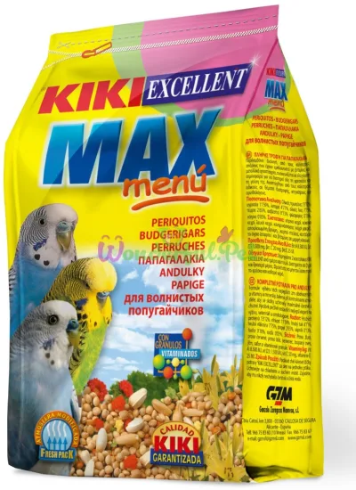 Корм для волнистых попугаев KIKI MAX MENU 500 г