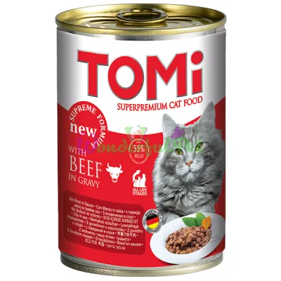 Влажный корм TOMi Cat Beef 400 г