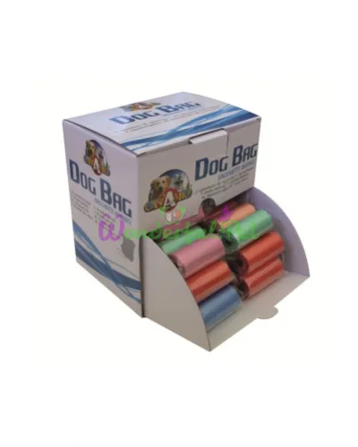 CROCI Dog Waste Bags, 2x20 pcs, Black & Blue (55 pack)