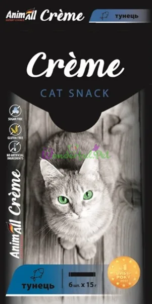 Лакомство AnimAll Crème Cat Snack Tuna 90 г