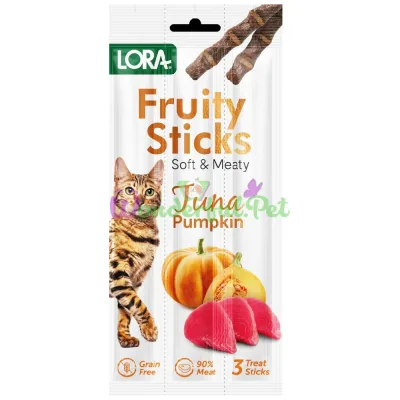 Лакомство для кошек LORA Fruity Sticks Tuna Pumpkin 3х5 г