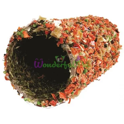 Лакомство для грызунов TATRAPET Zoo care GF Vegetables тоннель из сена овощи 9x20 см