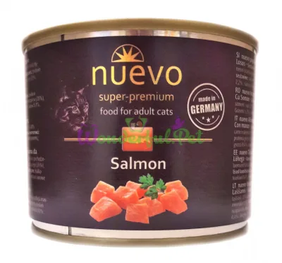 NUEVO Cat Adult Salmon Wet Food 200 g