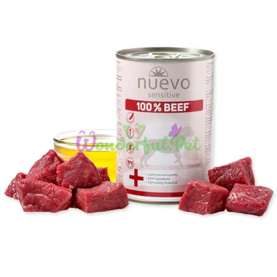 Консерва NUEVO Dog SENSITIVE Beef 400 г