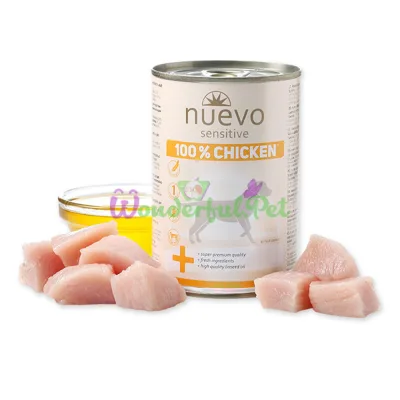 Консерва NUEVO Dog SENSITIVE Chicken 400 г