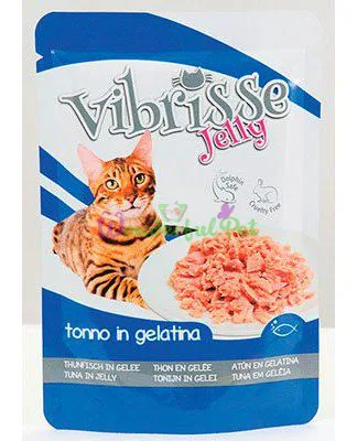 Влажный корм для кошек CROCI VIBRISSE JELLY тунец в желе 70 г