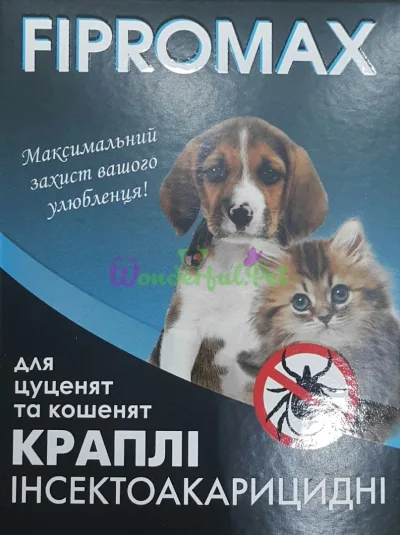 Капли FIPROMAX для котят и щенков 1.5-4 кг 2x0.5 мл