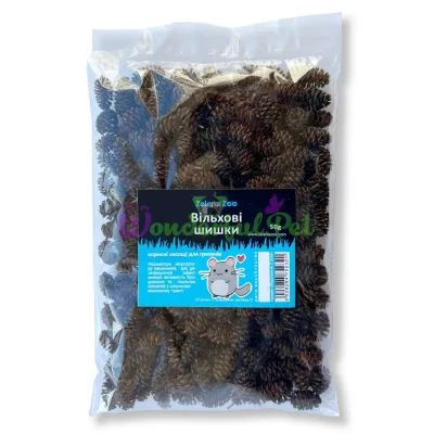 Zelena Zoo Alder Cones Treat for Rodents 50 g