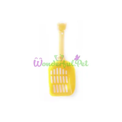 Совок AnimAll Yellow для уборки в кошачьем туалете большой