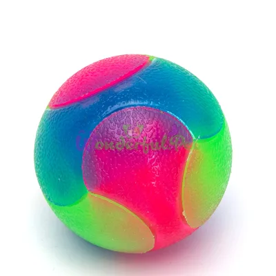 Іграшка Nobleza Flashing Tri-Colored Ball TPR LED 6,5 см