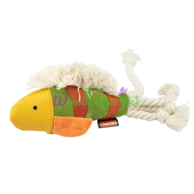 AGILITY Soft Crucian Fish Dog Toy, 17 cm