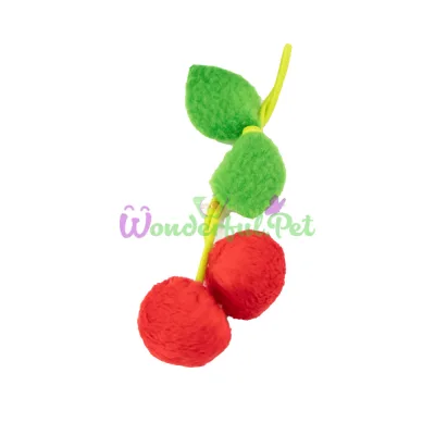 AGILITY Plush Cat Toy with Catnip, Cherry