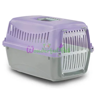 MP Bergamo Gipsy XS Lilac Plastic Pet Carrier 39x26x25 cm