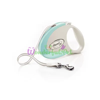 Рулетка-поводок FLEXI Style Tape Mint М лента 5 м 25 кг