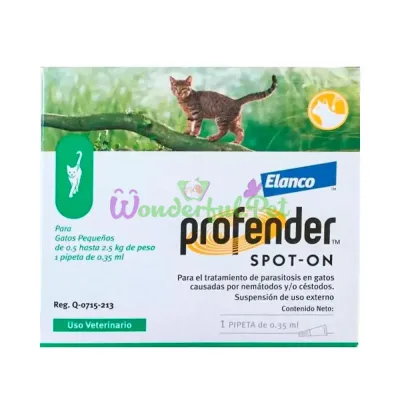 Bayer Profender Spot-On for Cats 0.5-2.5 kg Pack