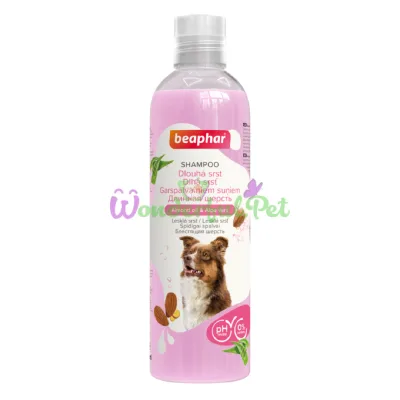 Шампунь для длинной шерсти для собак (ALMOND ALOE), 250 мл