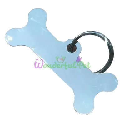 Підвіска на нашийник CROCI Bone Silver 5 см