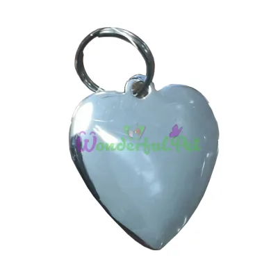 Підвіска на нашийник CROCI Heart Silver 4 см