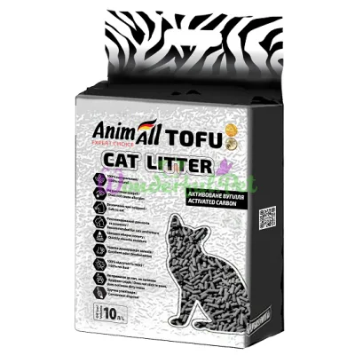 Соевый наполнитель AnimAll Tofu Carbon 10 л