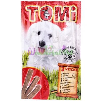 Лакомство для собак TOMi Sticks Dog Beef 30 г