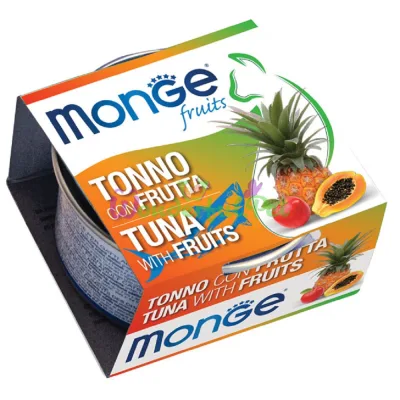 MONGE Fruits CAT WET Adult Tuna Fruits Can 80 g