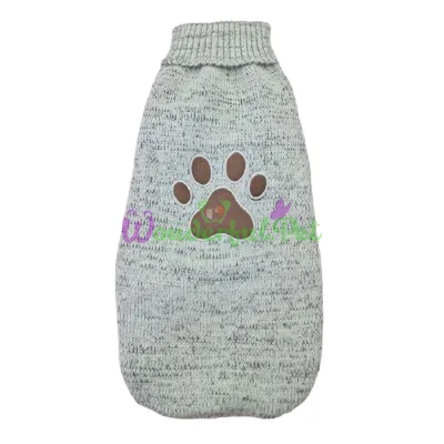 Свитер вязанный PH PAW Grey\Mustard 40 см