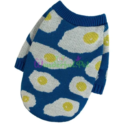 Свитер вязанный Dogs Bomba Scrambled eggs Blue 37 см