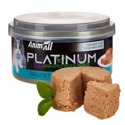 Влажный корм AnimAll Cat Platinum Tuna Meat Pate 70 г