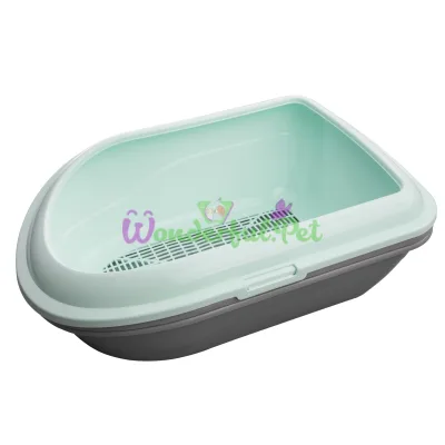 Туалет Animall Cat Litter Mint с сеткой 57x39x23 см