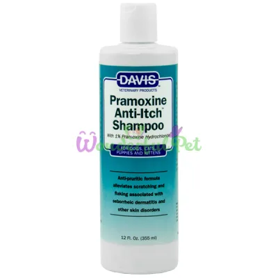 Шампунь от зуда с 1% прамоксина гидрохлоридом для собак и котов Davis Pramoxine Anti-Itch Shampoo 355 мл