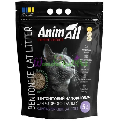 Наполнитель бентонитовый AnimAll 5 кг