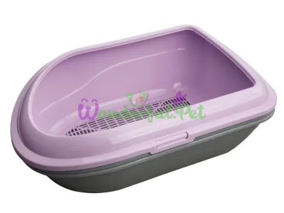 Туалет Animall Cat Litter Fiolet с сеткой 57x39x23 см