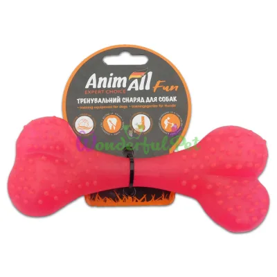 Игрушка для собак AnimAll Fun коралловая кость 15 см