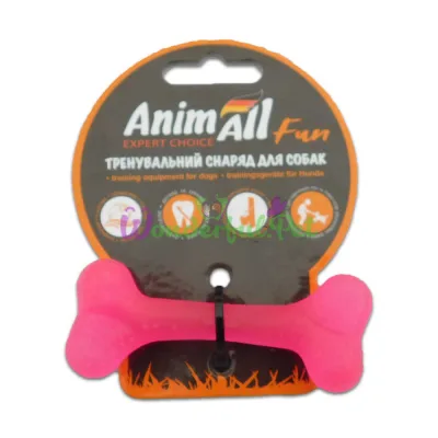 Игрушка для собак AnimAll Fun коралловая кость 8 см
