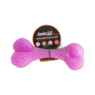 AnimAll Fun Coral Bone Dog Toy 25 cm