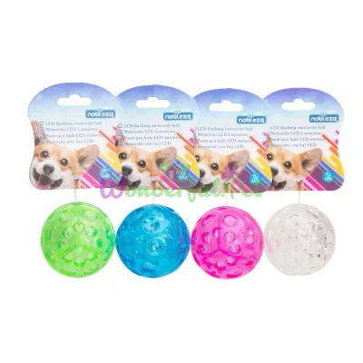 Игрушка Nobleza Dog Toy Ball flashing TPR assorted 5.5 см