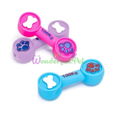 Игрушка Nobleza Dog Toy Dumbbell-Shaped Chew Squeak assorted 15 см