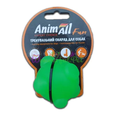 Игрушка для собак AnimAll Fun шар молекула зеленый 5 см