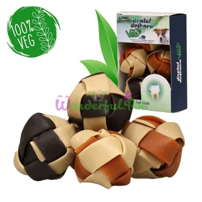 Лакомство Croci DENTAL-VEG Ball Carob Sweet Potato 110 г