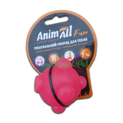 Игрушка для собак AnimAll Fun шар молекула коралловый 5 см