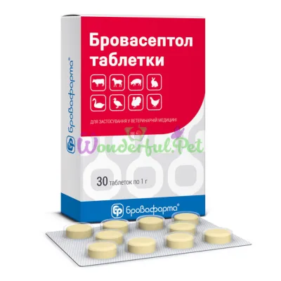 Противомикробное средство Бровафарма Бровасептол 1 г №30