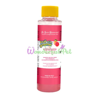 Шампунь Iv San Bernard Pink Grapefruit для середньої шерсті, з грейпфрутом та Вітамином В6, 100 мл
