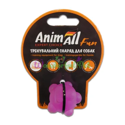 Игрушка для собак AnimAll Fun шар молекула фиолетовый 3 см